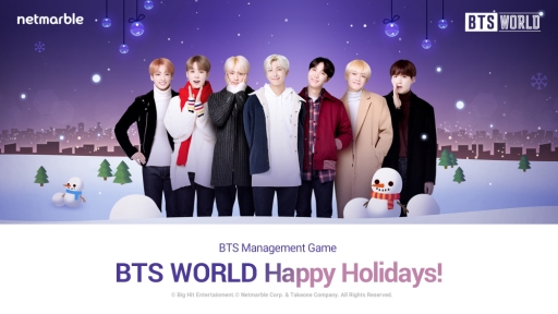 画像ギャラリー No.001のサムネイル画像 / 「BTS WORLD」に冬をテーマにしたイベントステージ「ハッピーホリデー」が登場