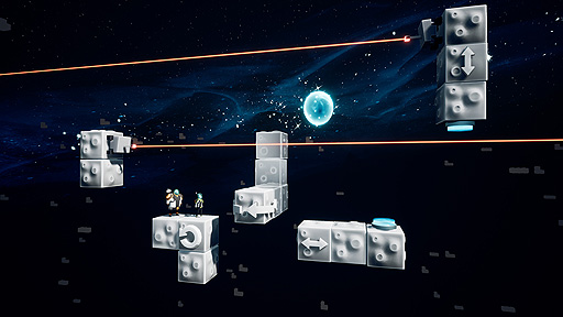 画像ギャラリー No.007のサムネイル画像 / フランス産協力型パズルゲーム「Minimal Move」の正式配信がSteamで本日開始へ。立方体が浮かぶ不思議な世界で3次元パズルに挑む