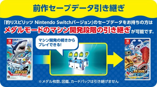 画像ギャラリー No.002のサムネイル画像 / 「釣りスピリッツ Nintendo Switchバージョン」のいっせいトライアルを本日開始。最新作「釣って遊べる水族館」へのデータ引き継ぎも可能