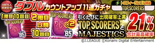 画像ギャラリー No.008のサムネイル画像 / 「Jリーグクラブチャンピオンシップ」,1000万ダウンロード突破記念キャンペーンに最多得点選手42名が登場