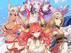 PC版「ミラージュ・メモリアル」のサービスがDMM GAMESで本日スタート。歴史・神話上の偉人達が美少女になって登場するRPG
