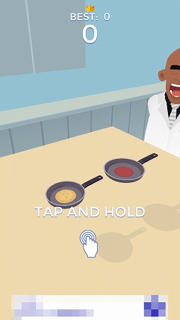 画像ギャラリー No.002のサムネイル画像 / タップ＆リリースでパンケーキを飛ばそう。アクションゲーム「Flippy Pancake」を紹介する「（ほぼ）日刊スマホゲーム通信」第2007回