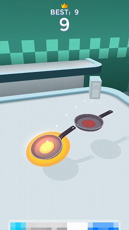 画像ギャラリー No.003のサムネイル画像 / タップ＆リリースでパンケーキを飛ばそう。アクションゲーム「Flippy Pancake」を紹介する「（ほぼ）日刊スマホゲーム通信」第2007回
