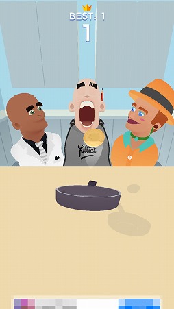 画像ギャラリー No.006のサムネイル画像 / タップ＆リリースでパンケーキを飛ばそう。アクションゲーム「Flippy Pancake」を紹介する「（ほぼ）日刊スマホゲーム通信」第2007回