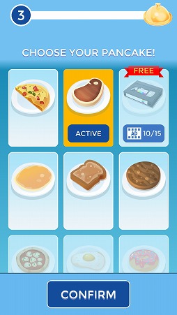 画像ギャラリー No.008のサムネイル画像 / タップ＆リリースでパンケーキを飛ばそう。アクションゲーム「Flippy Pancake」を紹介する「（ほぼ）日刊スマホゲーム通信」第2007回