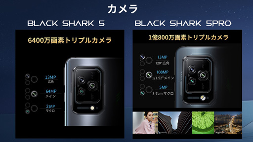 画像ギャラリー No.009のサムネイル画像 / ゲーマー向けスマホ「Black Shark 5」シリーズが8月に発売。特典付きの早期予約キャンペーンもはじまる