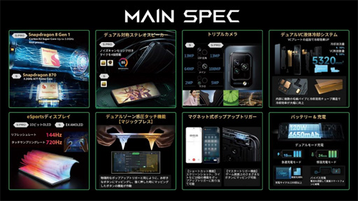 画像ギャラリー No.003のサムネイル画像 / Black SharkがTGS 2022に出展。「Black Shark 5」シリーズなどの試遊コーナーを用意