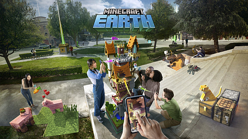 画像ギャラリー No.010のサムネイル画像 / ［E3 2019］現実世界で作って遊んで共有できる「Minecraft Earth」の体験セッションをレポート