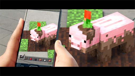 画像ギャラリー No.021のサムネイル画像 / ［E3 2019］現実世界で作って遊んで共有できる「Minecraft Earth」の体験セッションをレポート