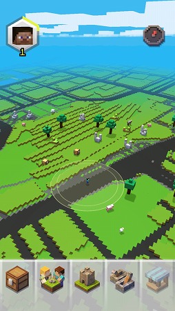 画像ギャラリー No.010のサムネイル画像 / マイクラの世界が現実世界と融合。βテスターを募集中のARアプリ「Minecraft Earth」先行プレイレポート