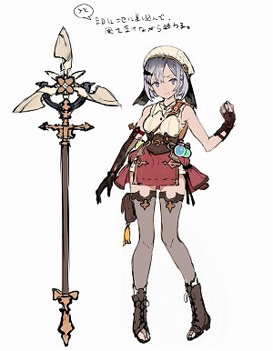 画像ギャラリー No.029のサムネイル画像 / ライザはこうして生まれた。「ライザのアトリエ 〜常闇の女王と秘密の隠れ家〜」キャラクターデザインの変遷を,細井Pとトリダモノ氏が語る