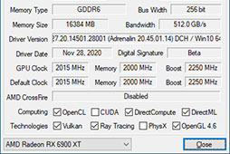 画像ギャラリー No.006のサムネイル画像 / 「Radeon RX 6900 XT」レビュー。フルスペック版Navi 2X搭載のRadeon最上位モデルは,GeForce RTX 3090と戦える製品なのか