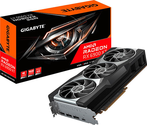 画像ギャラリー No.003のサムネイル画像 / PowerColorと玄人志向およびGIGABYTE製のRX 6900 XTカードが国内発売。価格は税込14万円前後から14万円台半ば