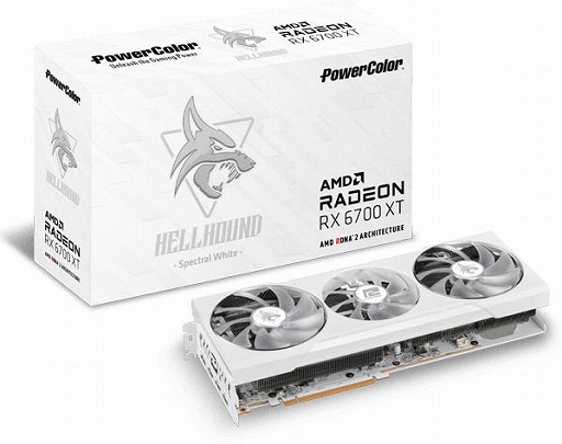 画像ギャラリー No.001のサムネイル画像 / 非対称3連ファン付きクーラー装備のRX 6700 XTカードがPowerColorから