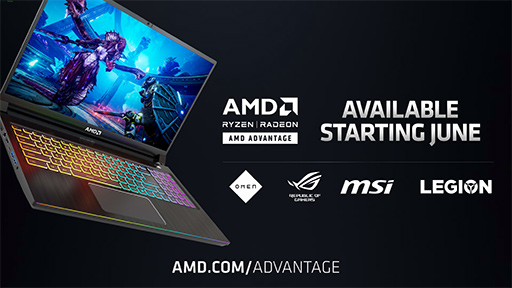 画像ギャラリー No.021のサムネイル画像 / AMD,ノートPC向け「Radeon RX 6000M」シリーズを発表。DLSS対抗機能の「FidelityFX Super Resolution」もまもなく登場