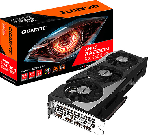 画像ギャラリー No.003のサムネイル画像 / 独自クーラー搭載のGIGABYTE製RX 6600 XTカード計3製品が国内発売