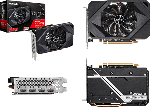 画像ギャラリー No.002のサムネイル画像 / ASRock,全長179mmのコンパクトなRX 6600 XT搭載カードを発売