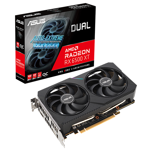 画像ギャラリー No.001のサムネイル画像 / ASUS，独自2連ファンクーラー搭載のRX 6500 XTカードを発売