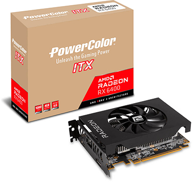 画像ギャラリー No.003のサムネイル画像 / GIGABYTEとPowerColor，玄人志向製RX 6400カードが4月22日に発売。価格は税込2万円台半ばから