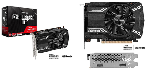 画像ギャラリー No.001のサムネイル画像 / ASRock，全長約162mmのショート基板を採用したRX 6400カードを発売