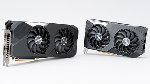 画像ギャラリー No.002のサムネイル画像 / Radeon RX 6750 XT&6650 XTが登場。ASUS「DUAL-RX6750XT-O12G」と「DUAL-RX6650XT-O8G」でRTX 3070/3060との性能差を探る