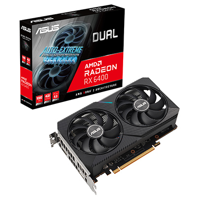 画像ギャラリー No.001のサムネイル画像 / ASUS，3万円未満で買えるRX 6400搭載カード計2製品を発売
