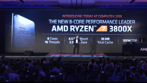 画像ギャラリー No.003のサムネイル画像 / AMD，次世代CPUアーキテクチャ「Zen2」を採用するRyzen 7 3000ファミリーを発表