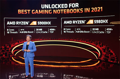 画像ギャラリー No.004のサムネイル画像 / AMD,Zen 3ベースのノートPC向け新型APU「Ryzen Mobile 5000」シリーズを発表