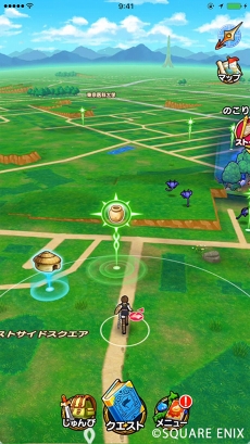 画像ギャラリー No.008のサムネイル画像 / 「ドラゴンクエストウォーク」，ゲーム要素を紹介する企画「おさらい冒険記」がスタート。第1回は「スマホをもって、ぼうけんにでかけよう編」