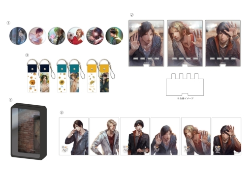 画像ギャラリー No.002のサムネイル画像 / 「囚われのパルマ」シリーズのグッズがPOP UP SHOPで8月16日から登場