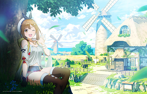 画像ギャラリー No.001のサムネイル画像 / アニメ「ライザのアトリエ 〜常闇の女王と秘密の隠れ家〜」,Blu-ray&DVDシリーズの販売決定。9月20日発売予定の第1巻ジャケットイラスト公開