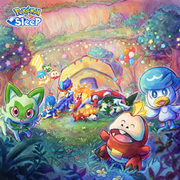 画像ギャラリー No.001のサムネイル画像 / 「Pokémon Sleep」にニャオハ，ホゲータ，クワッスが登場。7月15日にスタートする1周年記念フェスティバルの詳細が明らかに