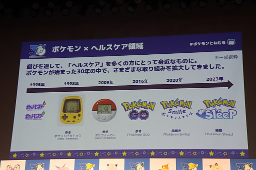 画像ギャラリー No.003のサムネイル画像 / 「ポケモン30周年、ねむる発表会」レポート。「Pokémon Sleep」を軸に,「ポケモン×ねむる」をテーマにした企画を続々展開