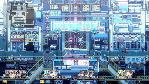 画像ギャラリー No.006のサムネイル画像 / PLAYISMの新作RPG「Orangeblood」を紹介。欲望渦巻く人工島を舞台に，汚れたお金と銃が大好きな少女たちの活躍を描く