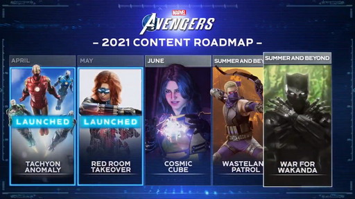 画像ギャラリー No.001のサムネイル画像 / ［E3 2021］ブラックパンサーも登場する「Marvel's Avengers」のコンテンツ紹介動画が公開。新コンテンツ「コズミック・キューブ」は6月配信