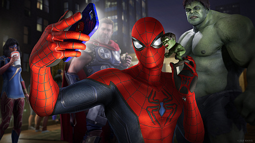 画像ギャラリー No.008のサムネイル画像 / 「Marvel's Avengers」，PS限定の新ヒーロー“スパイダーマン”を配信が本日スタート