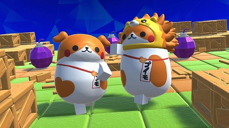 画像ギャラリー No.003のサムネイル画像 / Switch/アーケード版「グーニャファイター」で“プイモ＆プイモライオン”など3匹のコラボキャラクターが4月上旬に実装