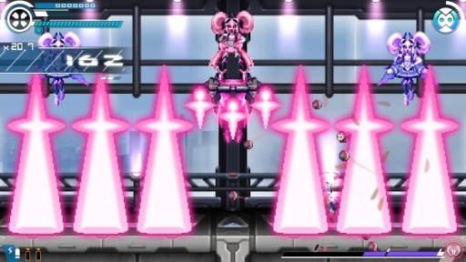 画像ギャラリー No.007のサムネイル画像 / 「白き鋼鉄のX THE OUT OF GUNVOLT」のボスキャラ「イソラ」「バクト」が公開。TGS 2019の出展情報も