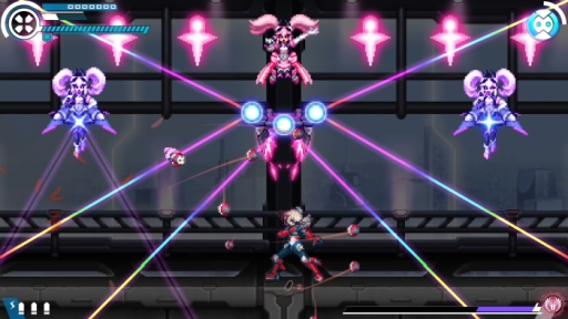 画像ギャラリー No.009のサムネイル画像 / 「白き鋼鉄のX THE OUT OF GUNVOLT」のボスキャラ「イソラ」「バクト」が公開。TGS 2019の出展情報も