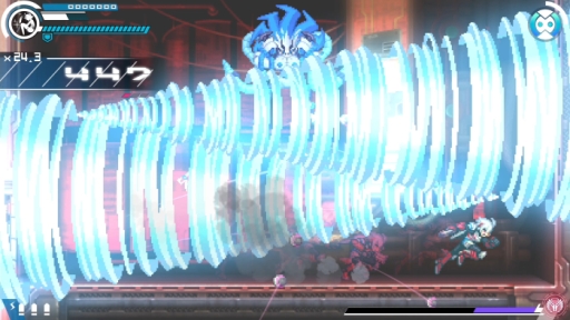 画像ギャラリー No.017のサムネイル画像 / 「白き鋼鉄のX THE OUT OF GUNVOLT」のボスキャラ「イソラ」「バクト」が公開。TGS 2019の出展情報も