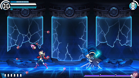 画像ギャラリー No.005のサムネイル画像 / 「白き鋼鉄のX THE OUT OF GUNVOLT」が，DMM GAMESのPCゲームフロアで配信開始