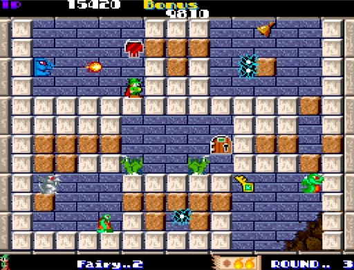 画像ギャラリー No.004のサムネイル画像 / 名作アクションがSwitch向けで復刻。「アーケードアーカイブス ソロモンの鍵」が6月6日より配信開始