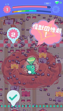 画像ギャラリー No.002のサムネイル画像 / すべてを破壊する爽快感。スマホ向けアクション「怪獣ラッシュ」を紹介する「（ほぼ）日刊スマホゲーム通信」第2025回