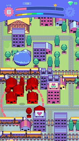 画像ギャラリー No.004のサムネイル画像 / すべてを破壊する爽快感。スマホ向けアクション「怪獣ラッシュ」を紹介する「（ほぼ）日刊スマホゲーム通信」第2025回
