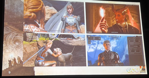画像ギャラリー No.005のサムネイル画像 / ［GDC 2024］4人でスタートした「Baldur's Gate 3」のシネマチック・アニメーション制作。大事なのは，チームの人間的な側面を見失わないこと