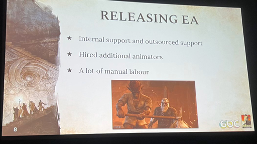 画像ギャラリー No.006のサムネイル画像 / ［GDC 2024］4人でスタートした「Baldur's Gate 3」のシネマチック・アニメーション制作。大事なのは，チームの人間的な側面を見失わないこと