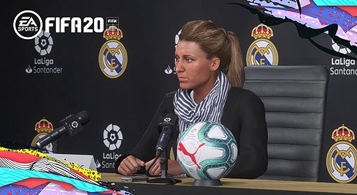 画像ギャラリー No.002のサムネイル画像 / 「FIFA 20」キャリアモードの新機能が公開。シリーズで初めて女性監督も作成可能に