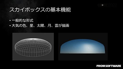 画像ギャラリー No.012のサムネイル画像 / ［CEDEC 2022］「ELDEN RING」の絵画的な空と雲の表現を可能にした技術と，活用事例を紹介したセッションレポート