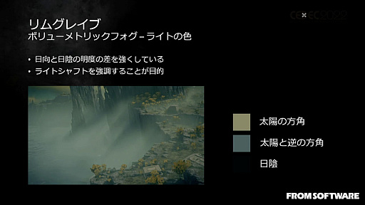 画像ギャラリー No.046のサムネイル画像 / ［CEDEC 2022］「ELDEN RING」の絵画的な空と雲の表現を可能にした技術と，活用事例を紹介したセッションレポート