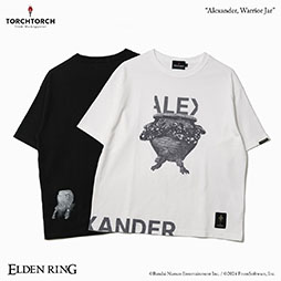 画像ギャラリー No.002のサムネイル画像 / TORCH TORCHの新作Tシャツ「ELDEN RING/ 戦士の壺、アレキサンダー」「Bloodborne/ 教区長エミーリア」，5月3日より渋谷PARCOで先行販売を実施